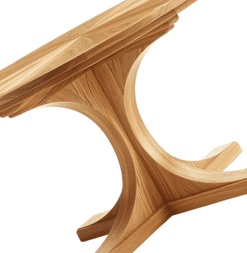 Wooden Round Table