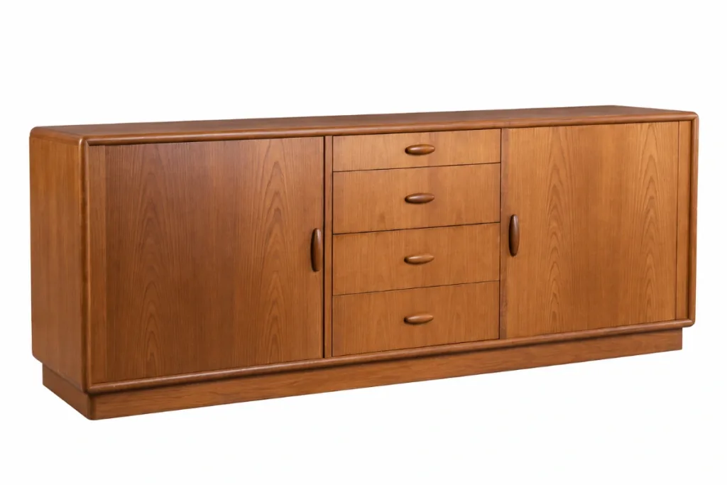 Warm Wooden Mid-Century Sideboard-compressed