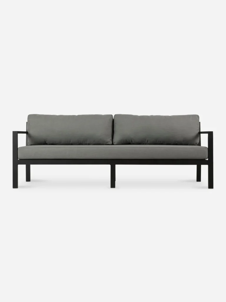 Malaga 3 Seater Black Including Cushion