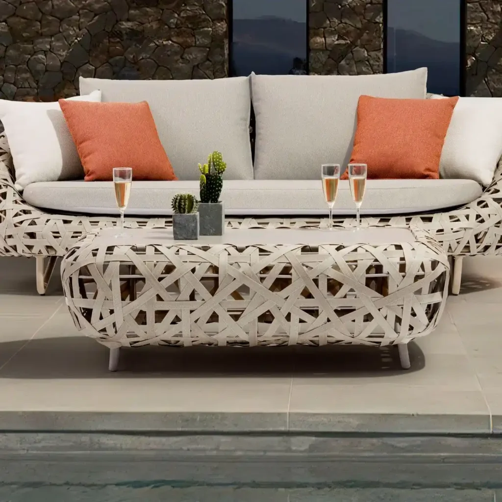 Curl Coffee Table – Greige