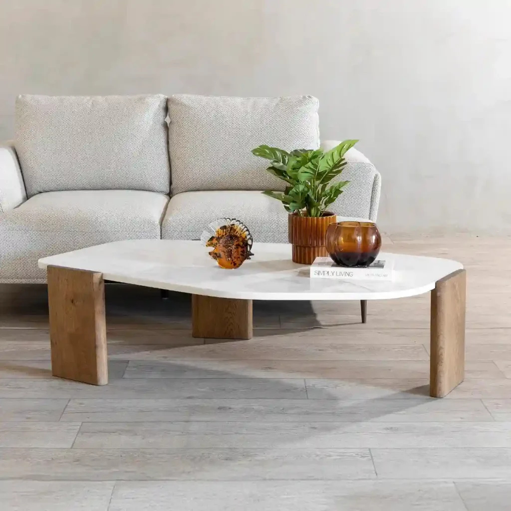 Alora Coffee Table – Natural Base