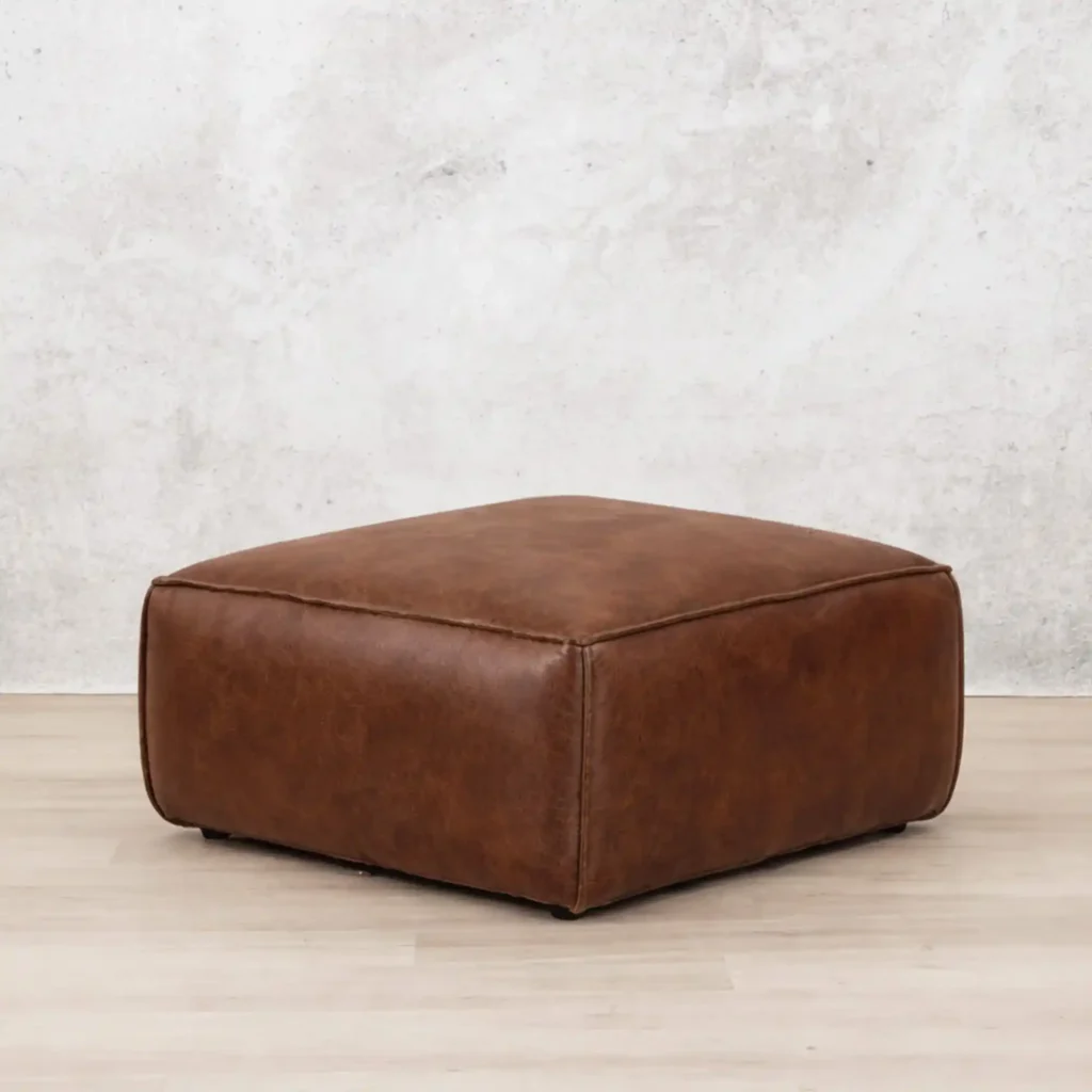 Austin Leather Ottoman