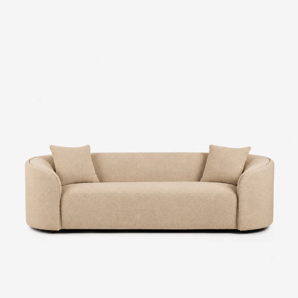 Asante 3 Seater Couch Cloud Natural