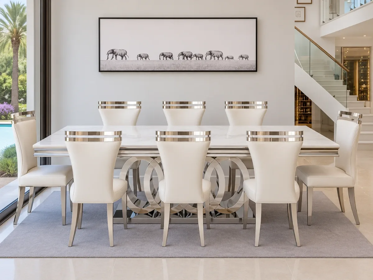 Monaco Royale 8-Seater Luxury Dining Set