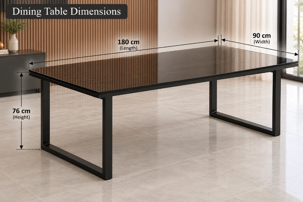 Modern Dining Table Dimensions Infographic-compressed