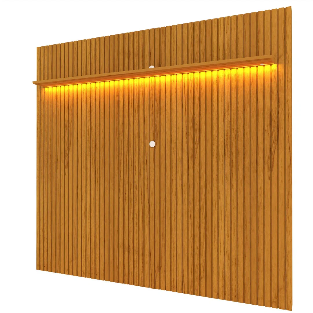 Nobre Premium Modern Full-Wall Slatted Plasma Stand