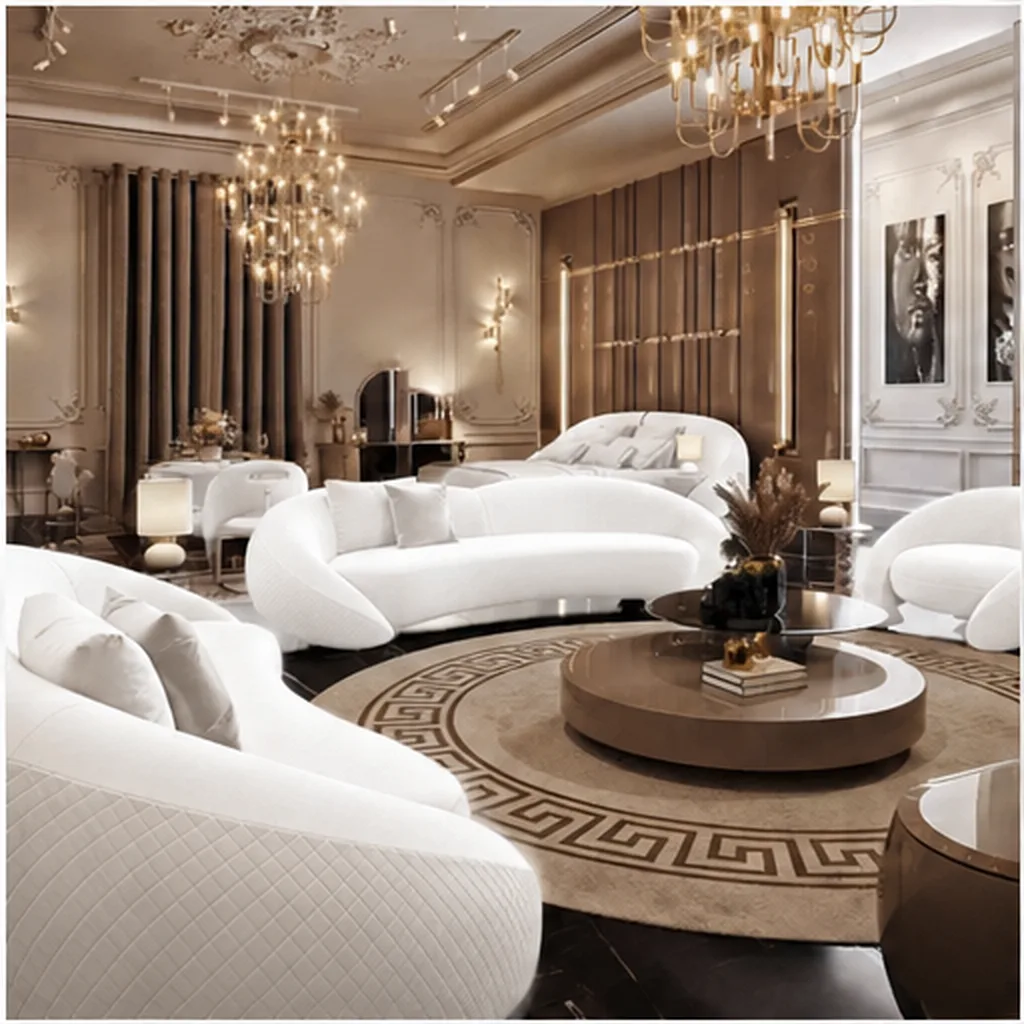 VALENZA SIGNATURE DESIGNER SOFA (FULL SET) - White AI
