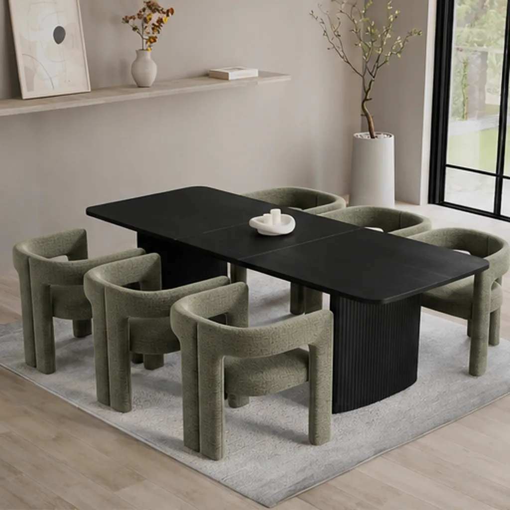 Bunja 6 Seater - Sage Green AI