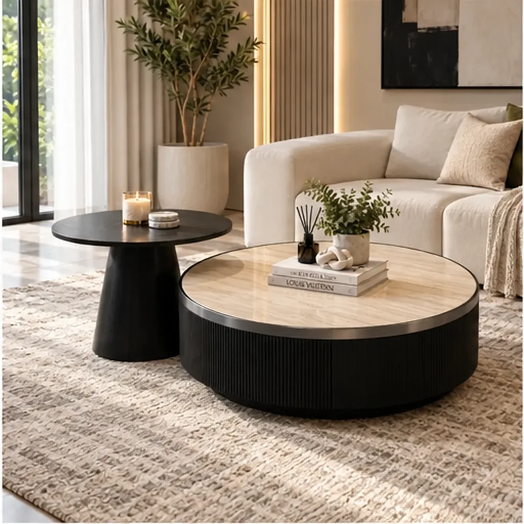 Deena Modern Coffee Table - Black AI