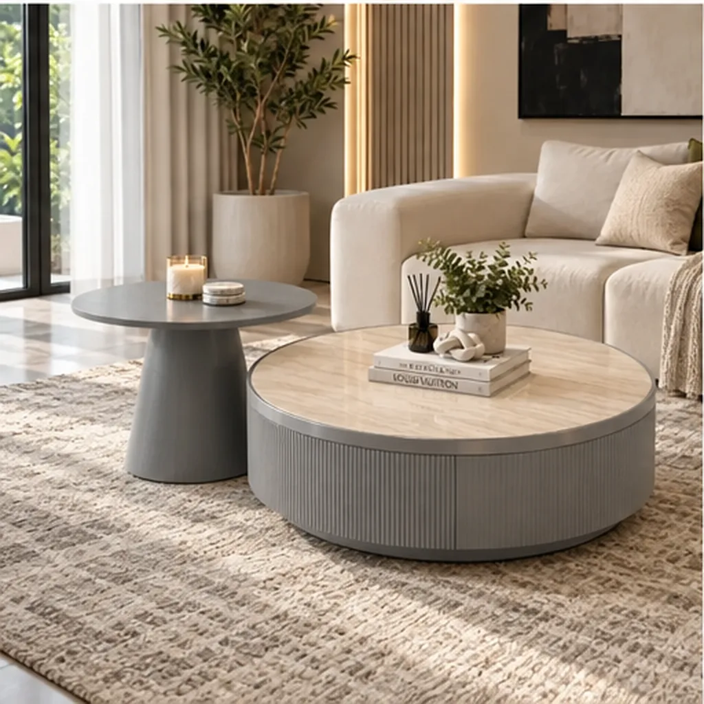 Deena Modern Coffee Table - Grey AI