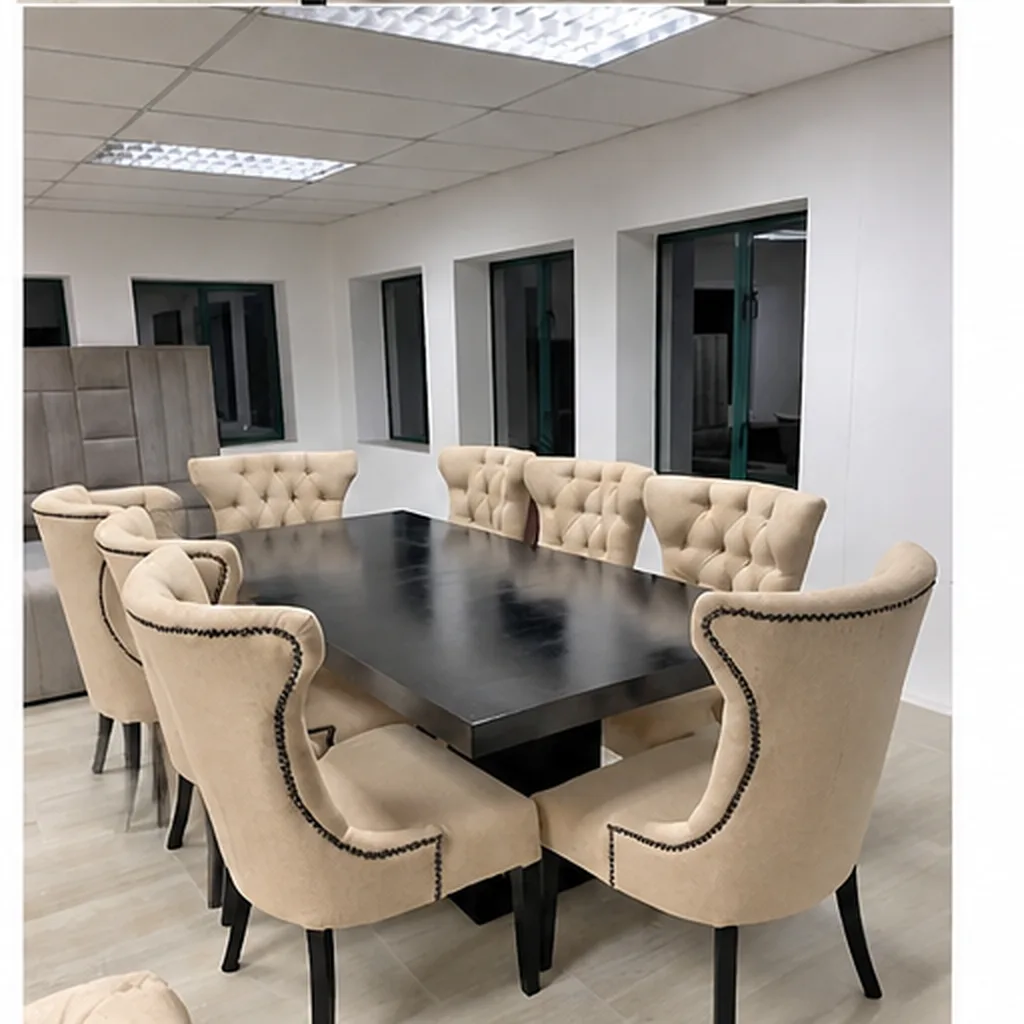 Kesto Premium Dining Set – 8 Seater - Beige AI