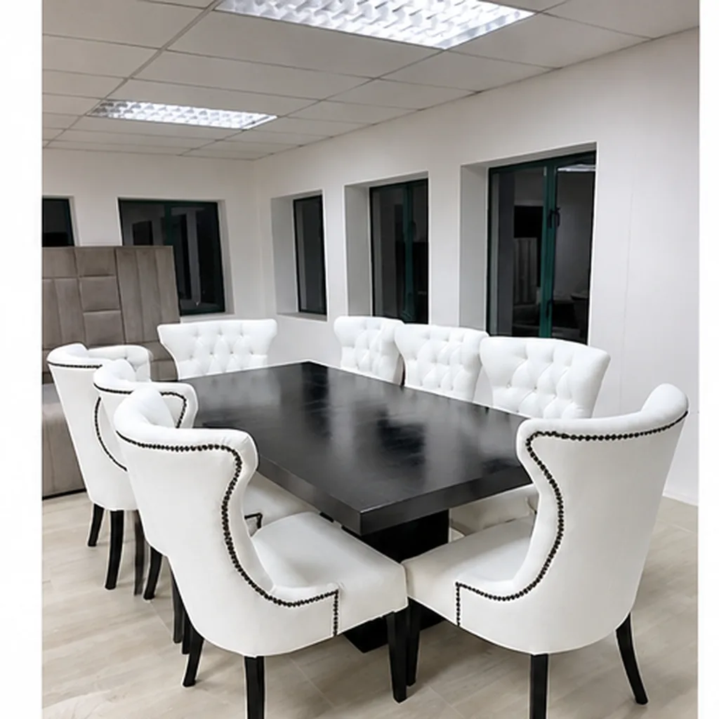 Kesto Premium Dining Set – 8 Seater - White AI