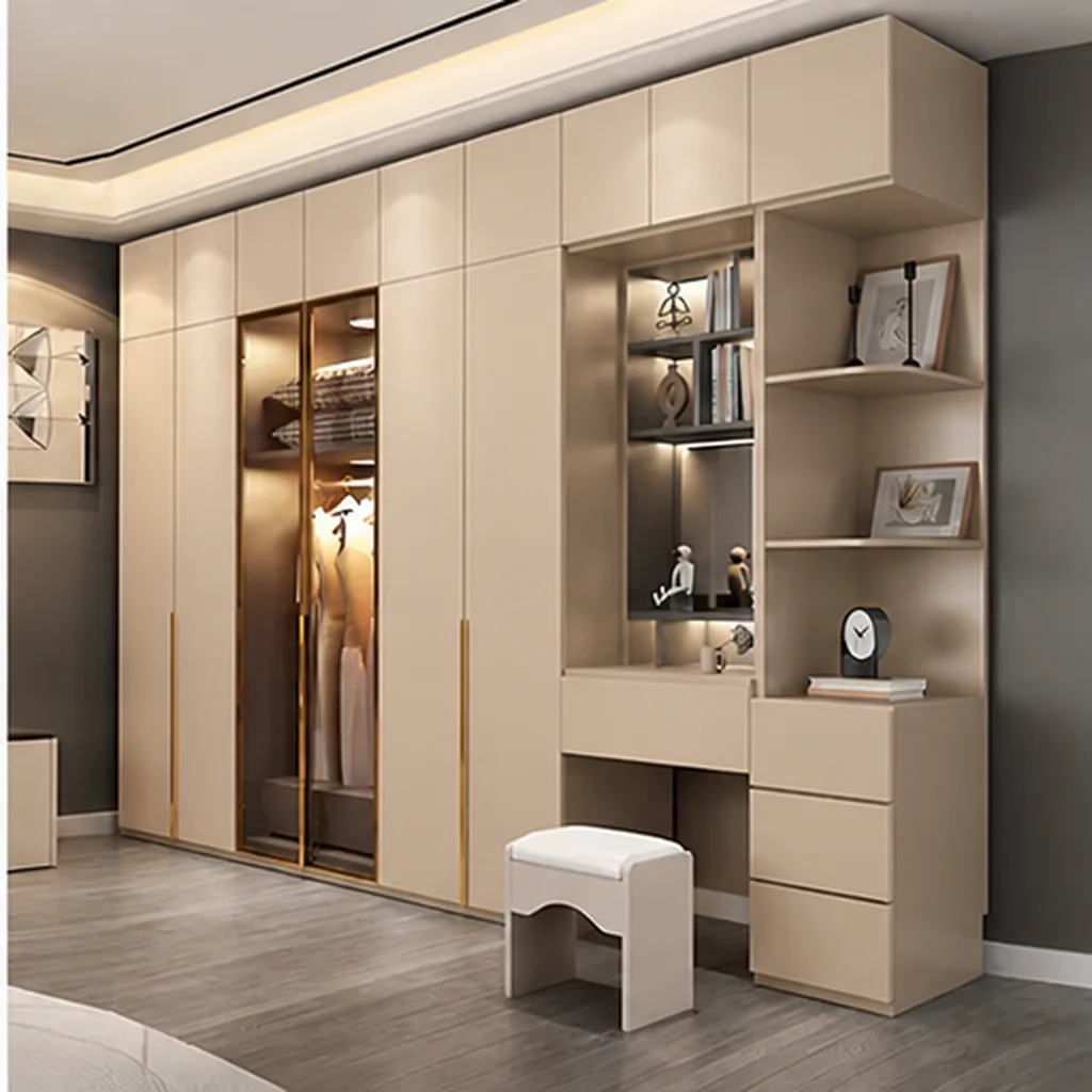 Modern Wardrobe - Beige AI