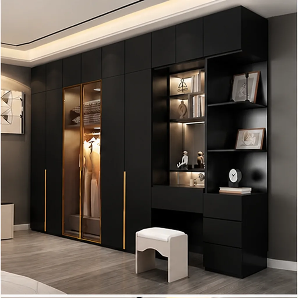 Modern Wardrobe - Black AI