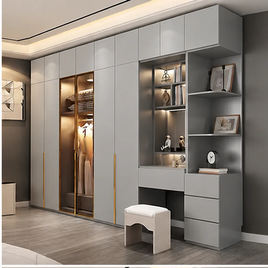 Modern Wardrobe - Light Grey AI