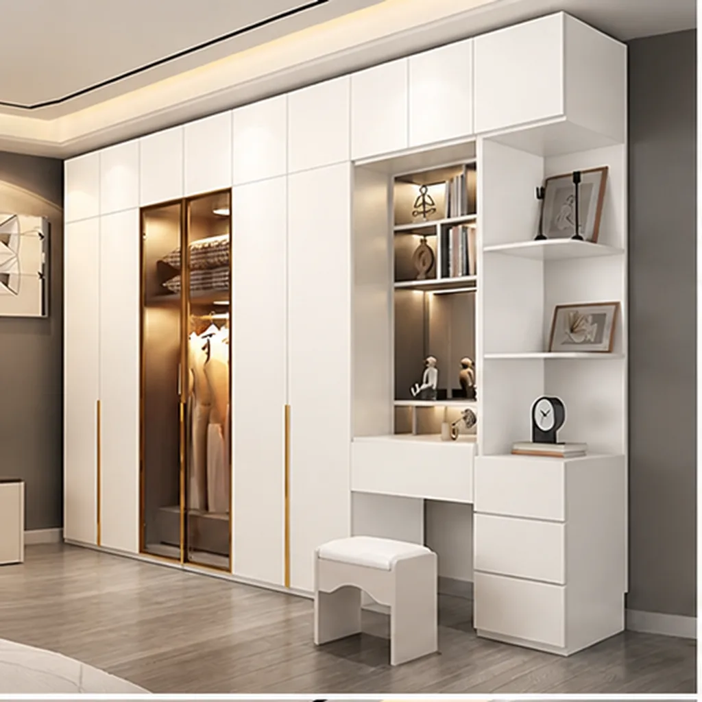 Modern Wardrobe - White AI