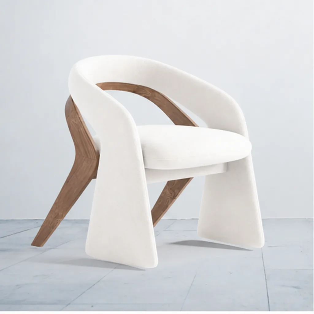 Stylish Comfort Chair - White AI