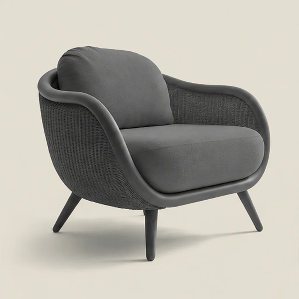 Stylish Outdoor Sofa - Charcoal AI